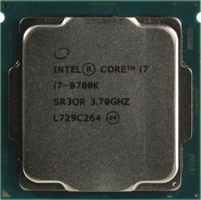 Лот: 16955554. Фото: 1. CPU Intel Core i7-8700K BOX (без... Процессоры
