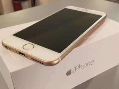 Лот: 12055592. Фото: 1. iPhone 6 gold 16gb. Смартфоны