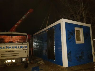 Лот: 12674531. Фото: 1. Строительный вагончик 2,4*6м. Бытовки, вагончики строительные