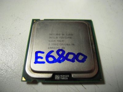 Лот: 8809809. Фото: 1. CPU процессор Intel Pentium E6800... Процессоры