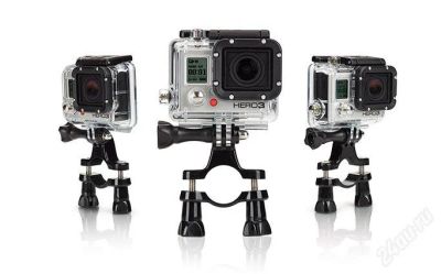 Лот: 2742800. Фото: 1. Крепление на руль трубу GoPro... Штативы, держатели