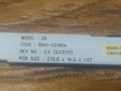 Лот: 15710955. Фото: 1. LED String Samsung_2014SVS28_3228... Запчасти для телевизоров, видеотехники, аудиотехники