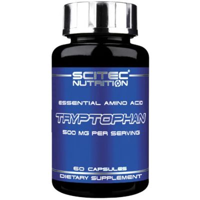 Лот: 10869110. Фото: 1. Tryptophane 60 капс. Scitec (спортивное... Спортивное питание, витамины