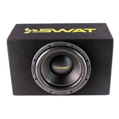 Лот: 25392704. Фото: 1. Автомобильный сабвуфер SWAT MAS-10VBA. Сабвуферы