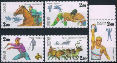 Лот: 20817327. Фото: 1. 1999, 30 сентября. Спортивные... Марки