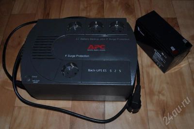 Лот: 575523. Фото: 1. Бесперебойник APC Back-Up ES 525... ИБП, аккумуляторы для ИБП