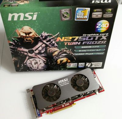 Лот: 13389743. Фото: 1. Видеокарта MSI GeForce Gtx 275. Видеокарты
