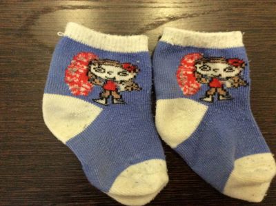 Лот: 12008505. Фото: 1. Продам носочки детские синие... Чулочно-носочные изделия