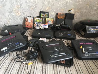 Лот: 16849933. Фото: 1. Sega Mega Drive II (7шт). Игровые приставки, консоли