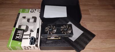 Лот: 19492301. Фото: 1. Palit GeForce rtx 3060ti. Видеокарты