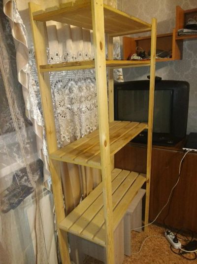 Лот: 12589739. Фото: 1. Деревянный стелаж. Другое (домашний быт)