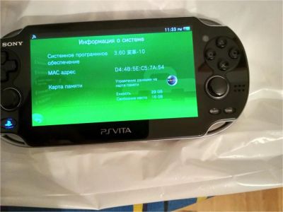 Лот: 10845439. Фото: 1. Ps Vita 3.60 HENkaku. Игровые приставки, консоли