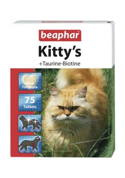 Лот: 5689537. Фото: 1. Пищевая добавка Beaphar Kitty... Косметика для животных