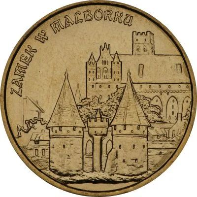 Лот: 5033884. Фото: 1. 2 злотых 2002 Польша, Замок в... Европа