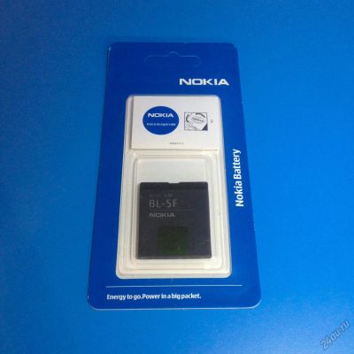 Лот: 5960296. Фото: 1. АКБ оригинал Nokia BL-5F 6270... Аккумуляторы