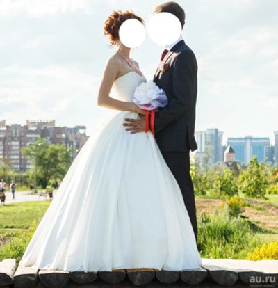 Лот: 10012998. Фото: 1. Свадебное платье 40-44. Свадебные платья