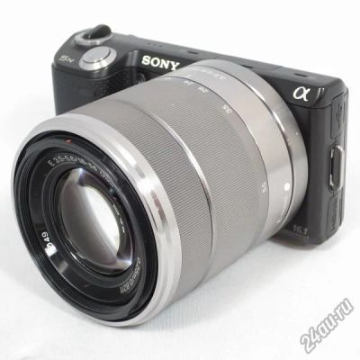 Лот: 4023729. Фото: 1. Sony nex-5nk c объективом 18-55mm... Цифровые беззеркальные со сменной оптикой