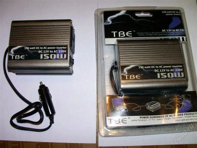 Лот: 1778318. Фото: 1. Инвертор 150 Watt. новый. Электроприборы для автомобиля