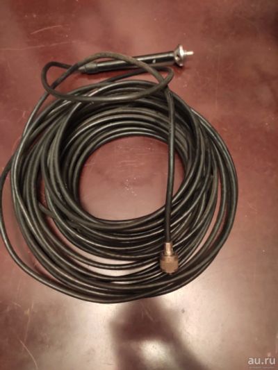 Лот: 15609599. Фото: 1. Коаксиальный кабель (50 Ом) с... Провода, кабели