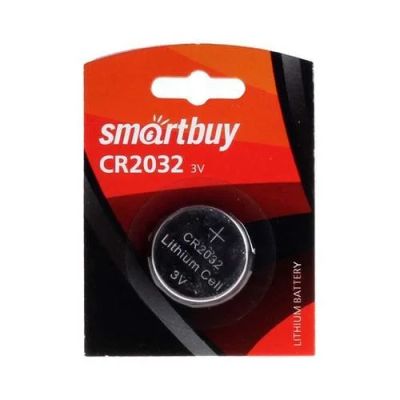 Лот: 16298769. Фото: 1. Батарейка CR2032 3V "Smartbuy... Батарейки, аккумуляторы, элементы питания