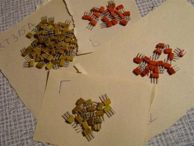 Лот: 2666383. Фото: 1. Транзисторы КТ 315 А, Б,В,Г,Д... Транзисторы