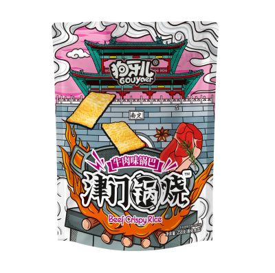Лот: 20532835. Фото: 1. Чипсы Рисовые с говядиной Gouyaer... Другое (продукты)