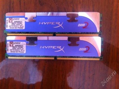 Лот: 2630850. Фото: 1. Kingston HyperX DDR-II DIMM 2Gb... Оперативная память