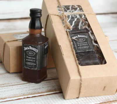 Лот: 12883649. Фото: 1. Мыло мужское Jack Daniels - бутылочка... Мыло ручной работы