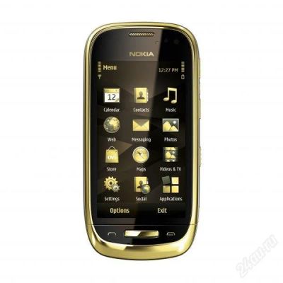 Лот: 1838236. Фото: 1. Nokia Oro - золотой телефон. РСТ... Смартфоны