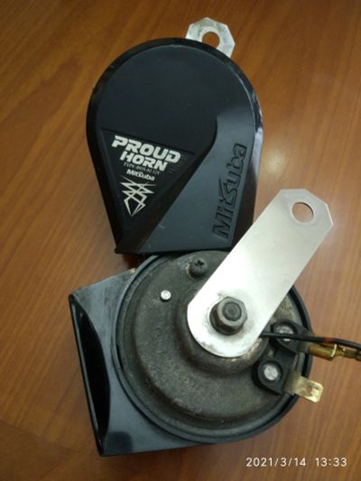 Лот: 17338965. Фото: 1. Сигнал звуковой Mitsuba HOS-02B. Электрооборудование
