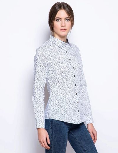 Лот: 19140703. Фото: 1. Рубашка Marimay 40-42 ( S). Блузы, рубашки