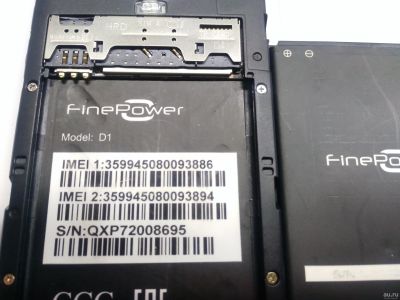 Лот: 13835808. Фото: 1. FinePower D1. Смартфоны