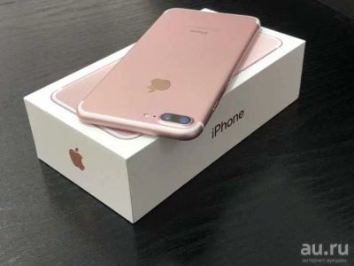 Лот: 13800527. Фото: 1. iPhone 7 plus 128GB rose gold... Смартфоны