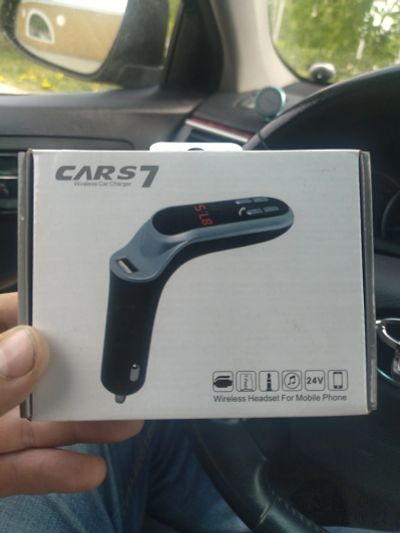 Лот: 19065794. Фото: 1. FM модулятор Car 7 Wireless car... FM-модуляторы, трансмиттеры