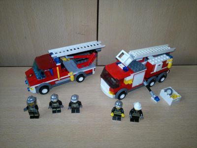 Лот: 9833291. Фото: 1. Лего Lego City Пожарные машины. Конструкторы