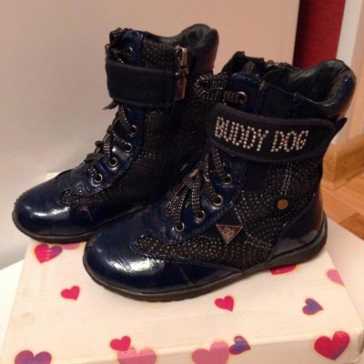 Лот: 8311214. Фото: 1. Сапожки лак+текстиль Buddy dog... Сапоги