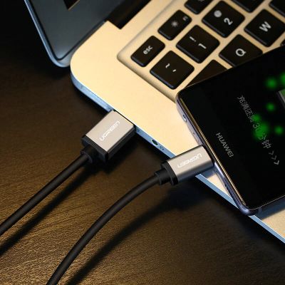 Лот: 12628370. Фото: 1. Кабель Ugreen USB 3.0 Type-C 1м... Дата-кабели, переходники