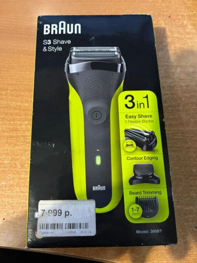 Лот: 24589255. Фото: 1. Электробритва Braun Series 3 Shave... Укладка и стрижка волос, бритьё, эпиляция