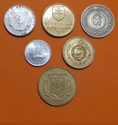 Лот: 19237146. Фото: 1. Лот монет разных стран. Остальные страны