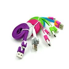 Лот: 9290023. Фото: 1. Кабель microUSB - USB плоский... Шнуры, кабели, разъёмы