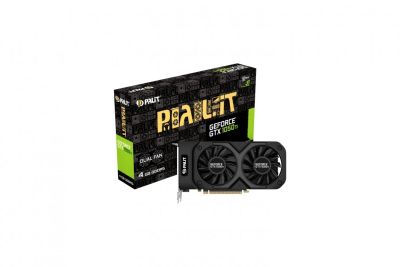 Лот: 15162047. Фото: 1. Palit Dual 1050 Ti OC (4 Gb). Видеокарты
