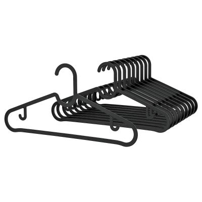 Лот: 13023703. Фото: 1. Плечики, черный, 10 шт IKEA Икеа. Вешалки и плечики