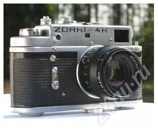 Лот: 734405. Фото: 1. Фотоаппарат "Зоркий-4к", объектив... Плёночные дальномерные, шкальные