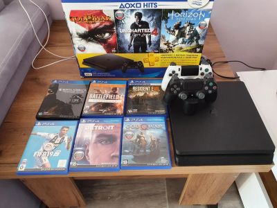 Лот: 17359466. Фото: 1. PlayStation 4 500gb + 2 геймпада... Игровые приставки, консоли