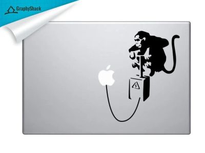 Лот: 4209864. Фото: 1. Виниловая наклейка на iPad Banksy... Защитные стёкла, защитные плёнки