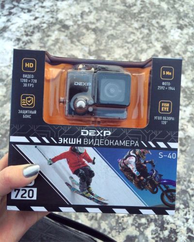 Лот: 8578670. Фото: 1. DEXP S-40. Экшн камеры