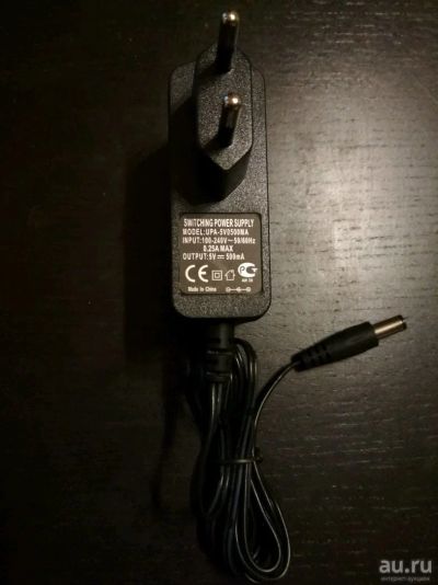 Лот: 10794659. Фото: 1. Адаптер питания UPA-5V0500MA Output... Зарядные устройства, блоки питания для бытовой техники