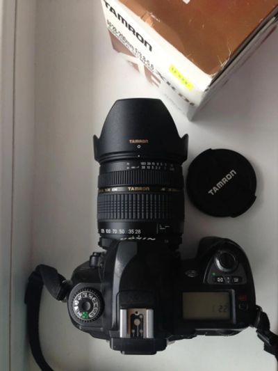 Лот: 7449345. Фото: 1. Nikon D70s + Tamron 28-200 (новый... Цифровые зеркальные
