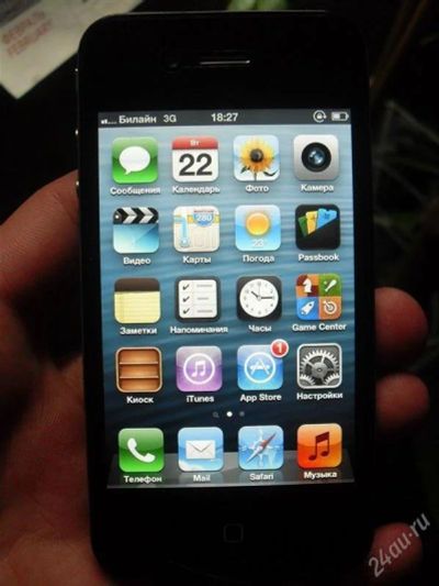 Лот: 2443360. Фото: 1. iphone 4. Смартфоны