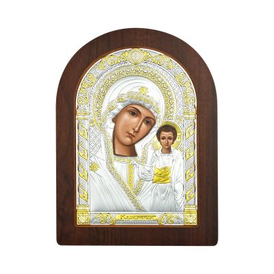 Лот: 23894190. Фото: 1. Икона Казанская Божия Матерь. Другое (ювелирные изделия, бижутерия, часы)